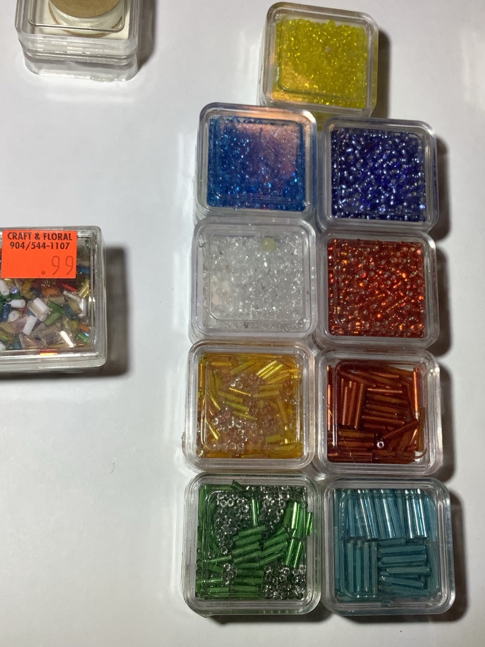 LOT VTG Seed & Bugle Beads Glass Wang's 9~Venezuela, 4~Taiwan, 1~Japan, 1 Nymo - Picture 5 of 9